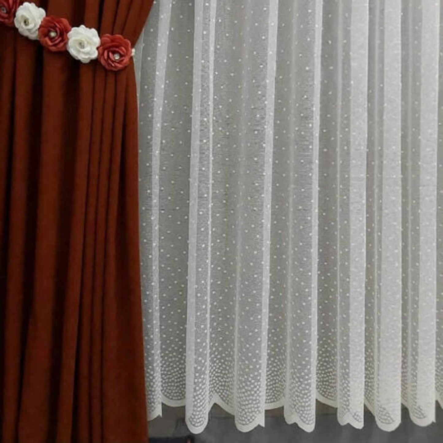Gebreide Tulle Gordijn model