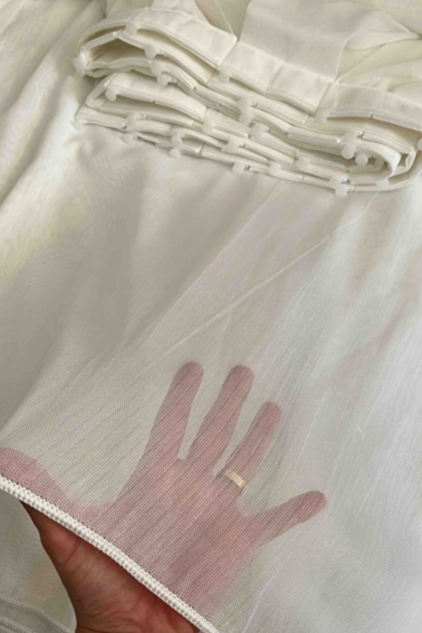 Soft Bamboe Tule Gordijnen – Natuurlijk en elegant ( met lood )