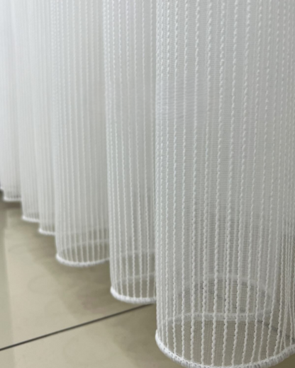 Macaroni Gedraaide Tulle Gordijnen – Elegant en Functioneel