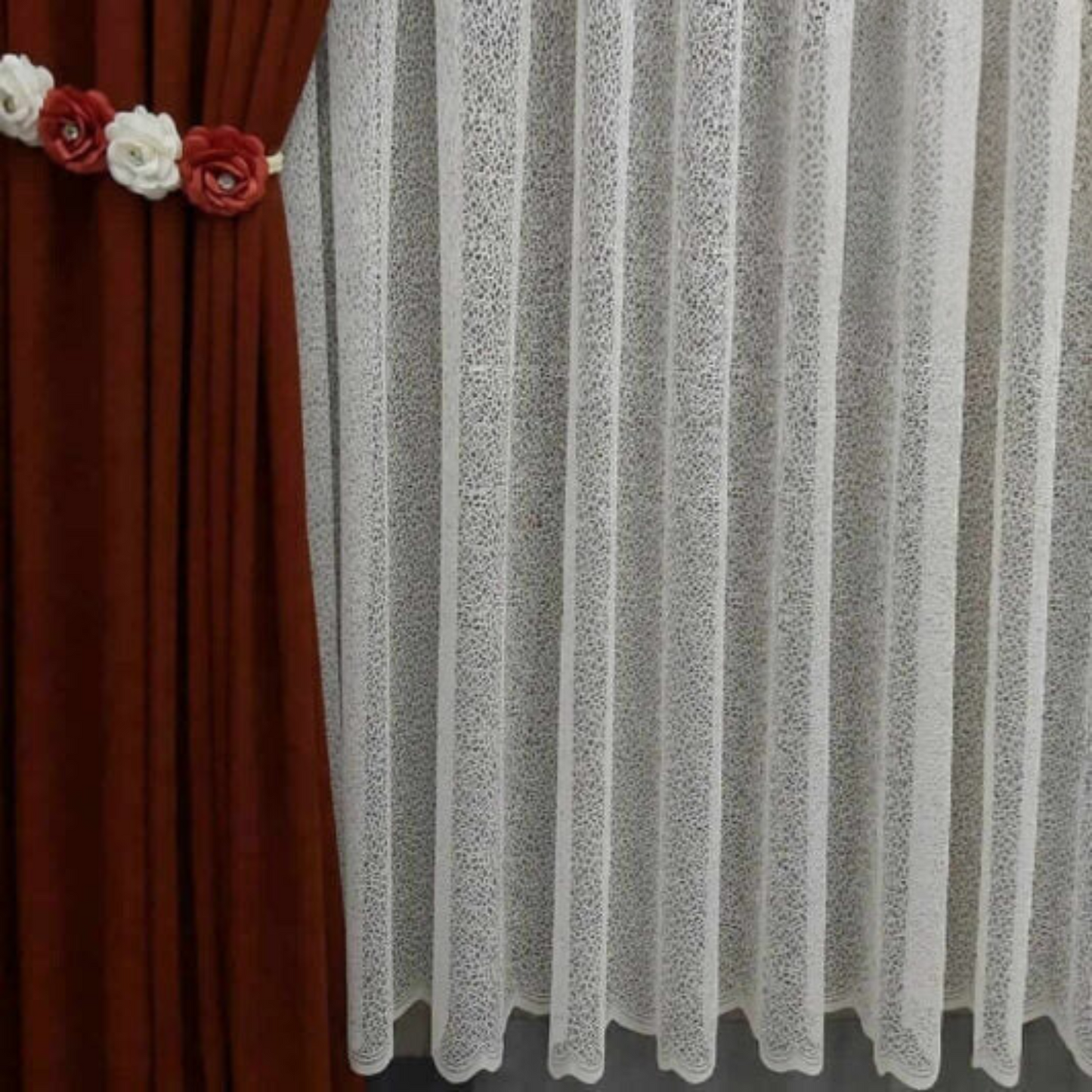 Gebreide Tulle Gordijn model