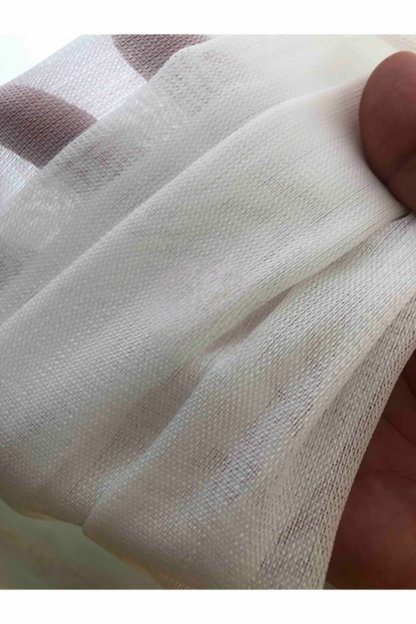Soft Bamboe Tule Gordijnen – Natuurlijk en elegant ( met lood )