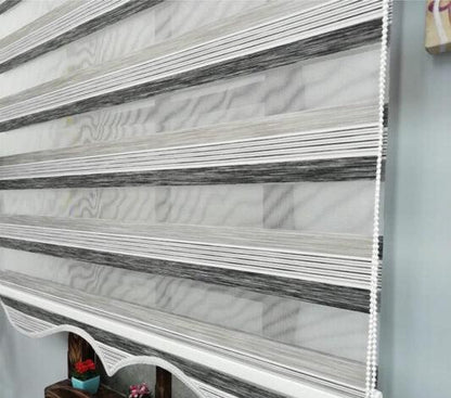 Bambu Zwarte Zebra Rolgordijnen