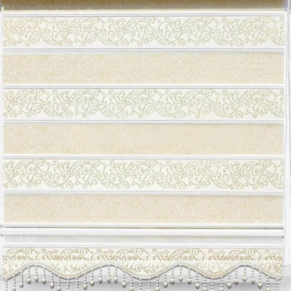 Originele gouden jacquard zebra rolgordijnen